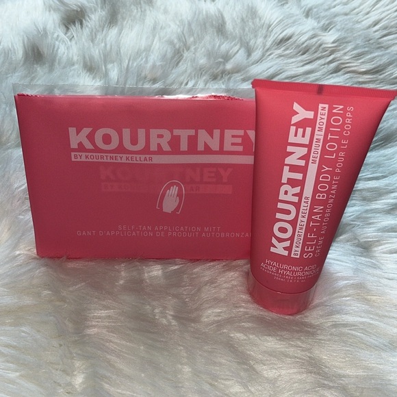 🆕 KOURTNEY Self-Tan Body Lotion Fragrance Free Medium and Application Mitt - Picture 2 of 5